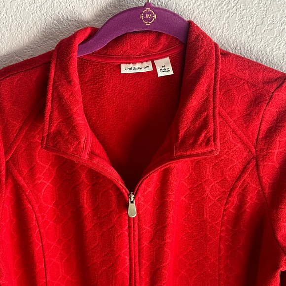 CROFT&BARROW Zippered Jacket (MEDIUM)❤️❤️ - Picture 2 of 9